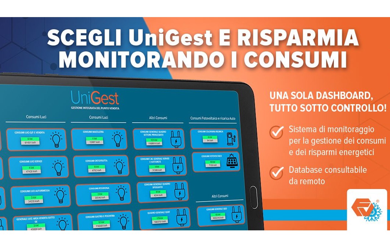 UniGest - Il sistema che permette di monitorare i tuoi consumi!